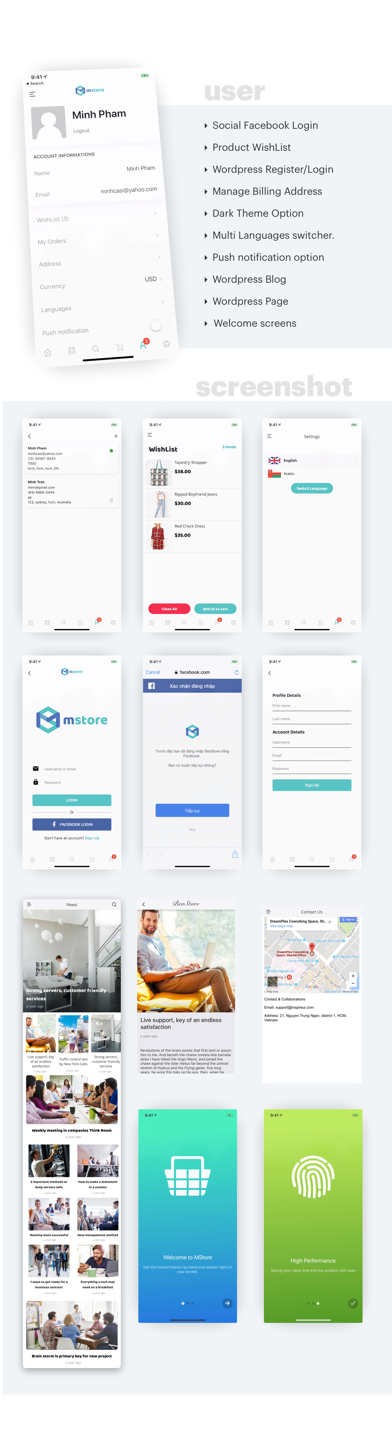 Mstore Expo - Complete React Native template for WooCommerce - 14