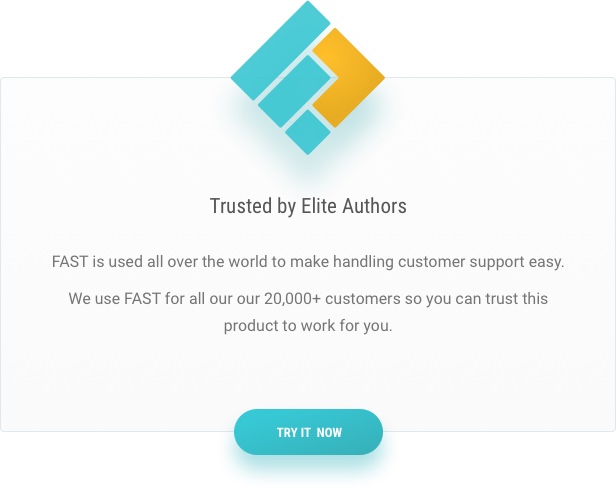 Fast Support plugin - The Choice of elite authors