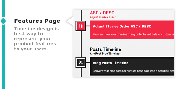 Features Page Timeline