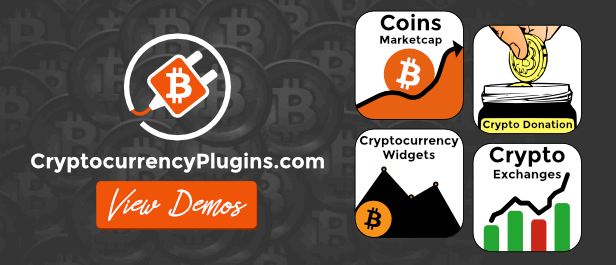 Coins MarketCap - WordPress Cryptocurrency Plugin - 1