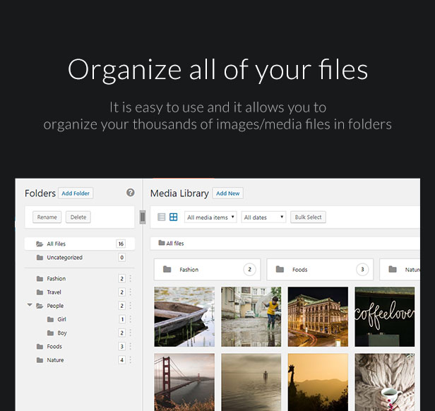 WordPress Media Library Folders - FileBase - 4