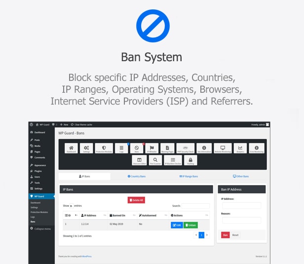 WP Guard - Security, Firewall & Anti-Spam plugin for WordPress - 4