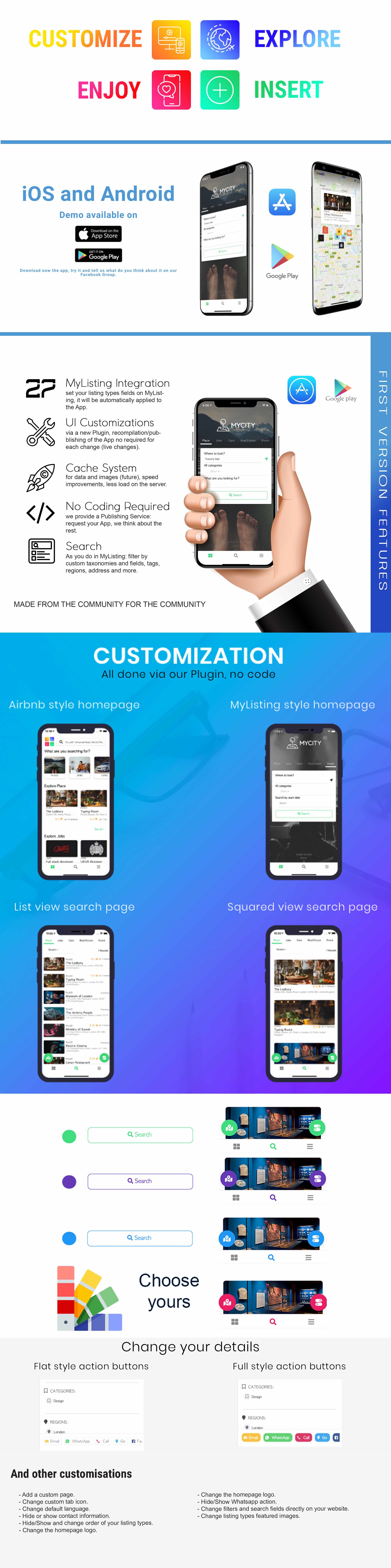 Custom Listing App - Directory Android and iOS mobile app with Ionic 5 for MyListing ListingPro - 15