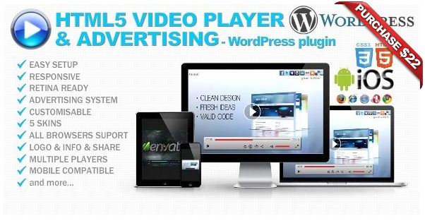 Ultimate Player with YouTube, Vimeo, Ads WP Plugin - 10