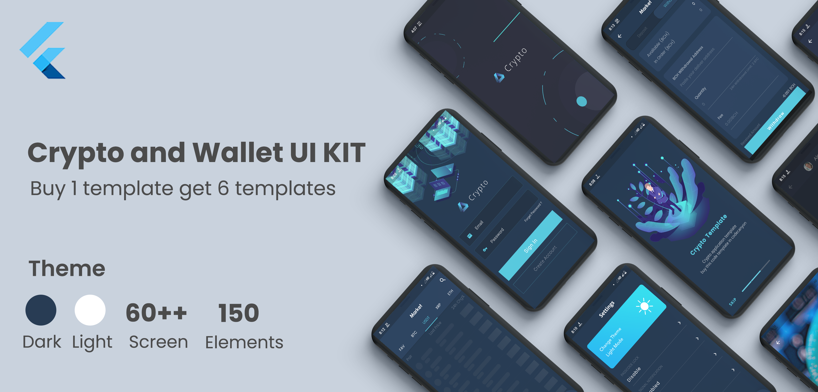 Flutter ECommerce UI KIT Template in flutter e-commerce store apps - 10