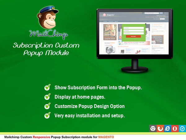 Mailchimp Custom Popup Subscription for wordpress - 16