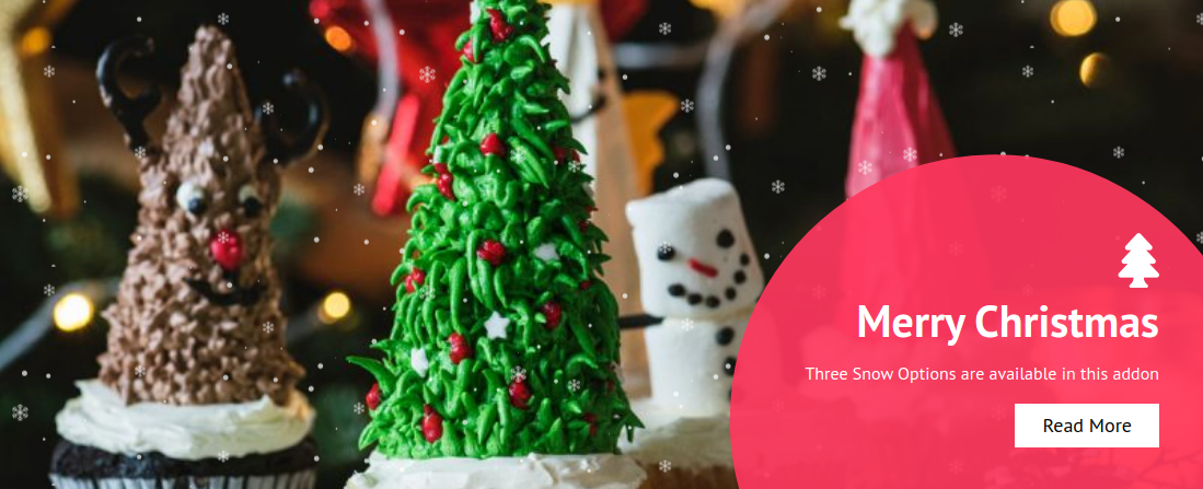 merry Christmas Image hover effects