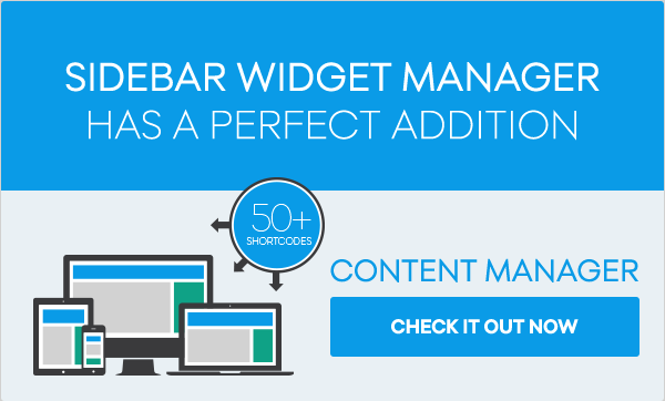 Sidebar & Widget Manager for WordPress - 4