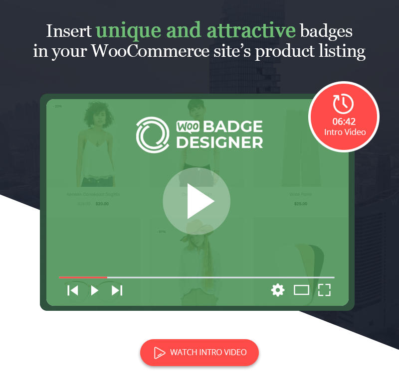 woo badge designer video