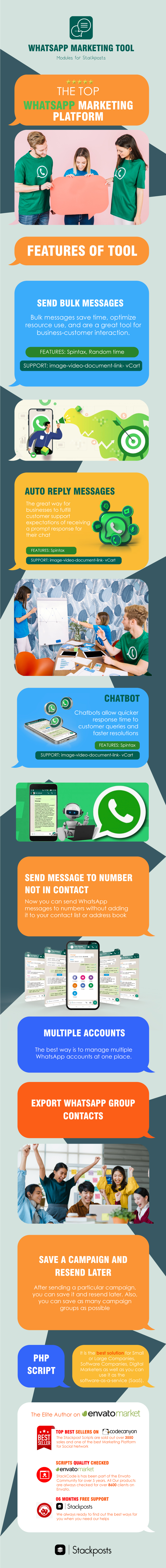 Whatsapp Markteting Tool Module For Stackposts - 1