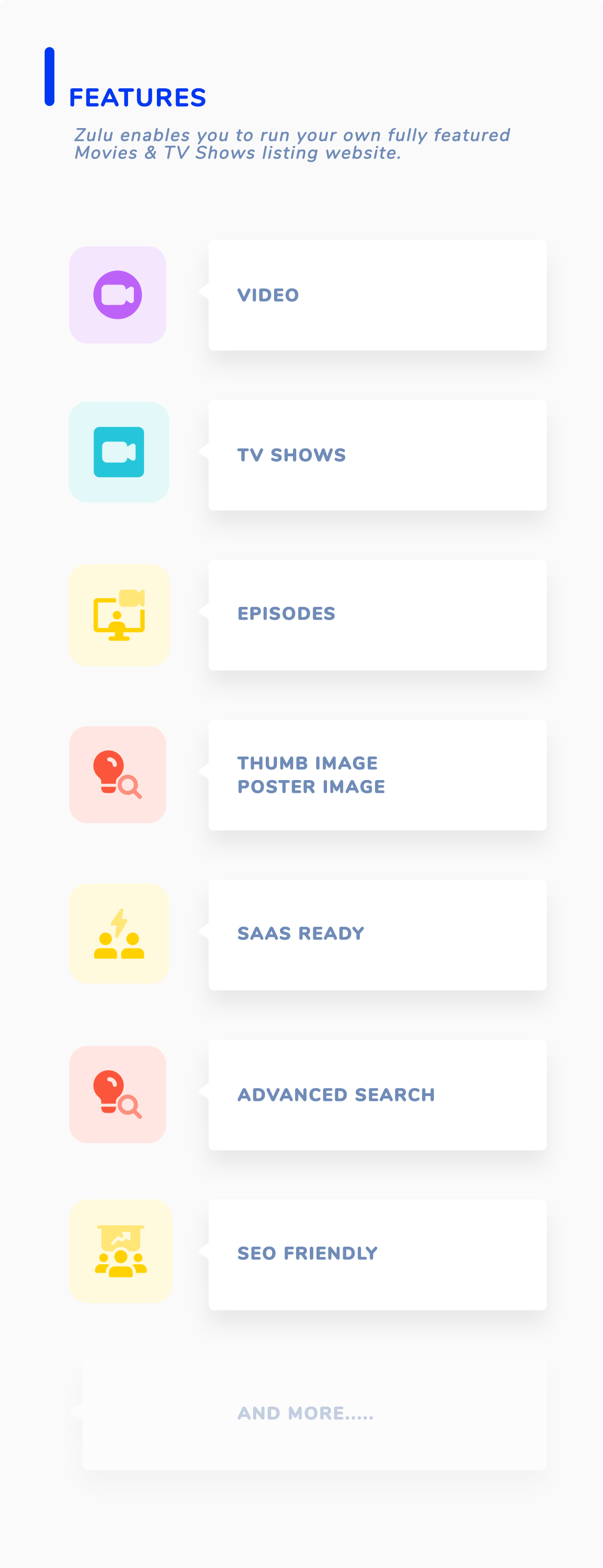 Zulu - The Movies Platform - SaaS Ready + web App + dashboard - 4
