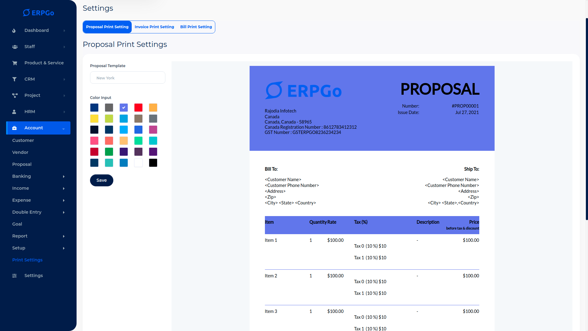 ERPGo - All In One Business ERP With Project, Account, HRM & CRM - 18