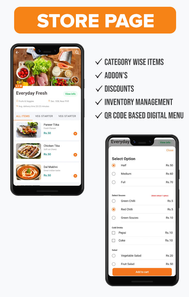 Food Delivery App + POS System + WhatsApp Ordering - Complete SaaS Solution (ionic 5 & Laravel) - 6