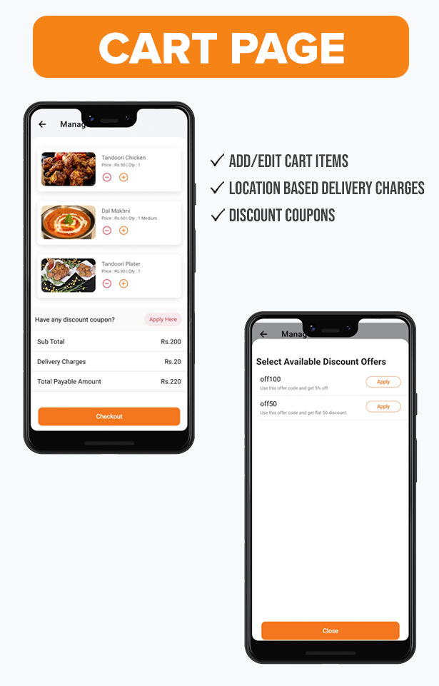 Food Delivery App + POS System + WhatsApp Ordering - Complete SaaS Solution (ionic 5 & Laravel) - 8