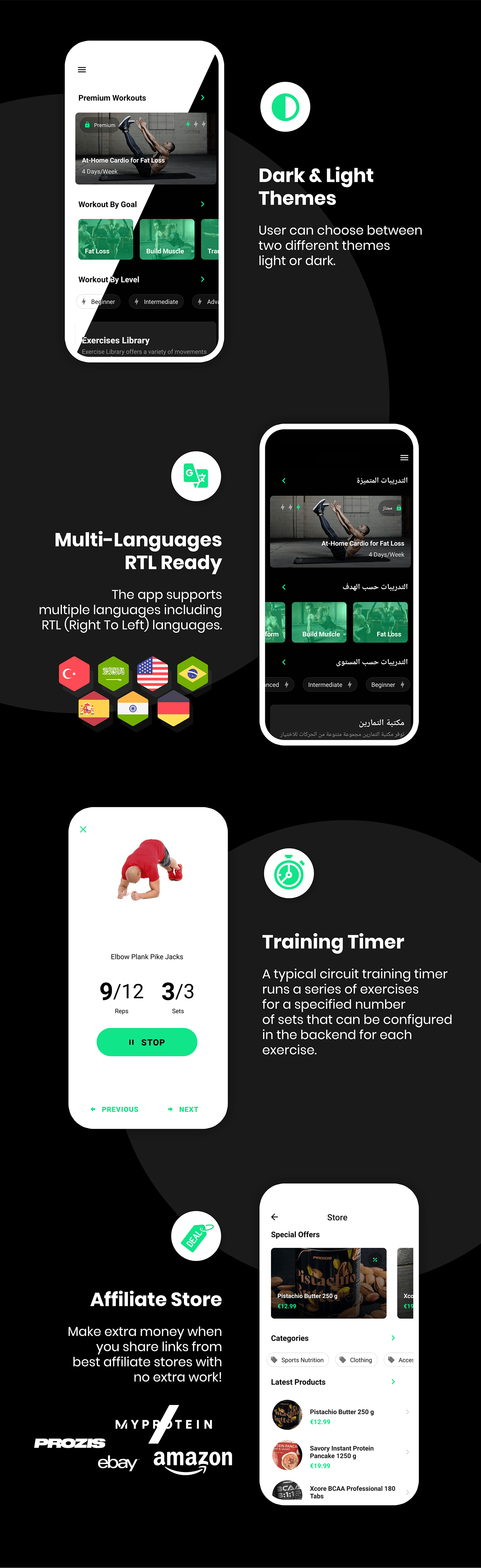 FitBasic - Complete React Native Fitness App + Multi-Language + RTL Support - 6