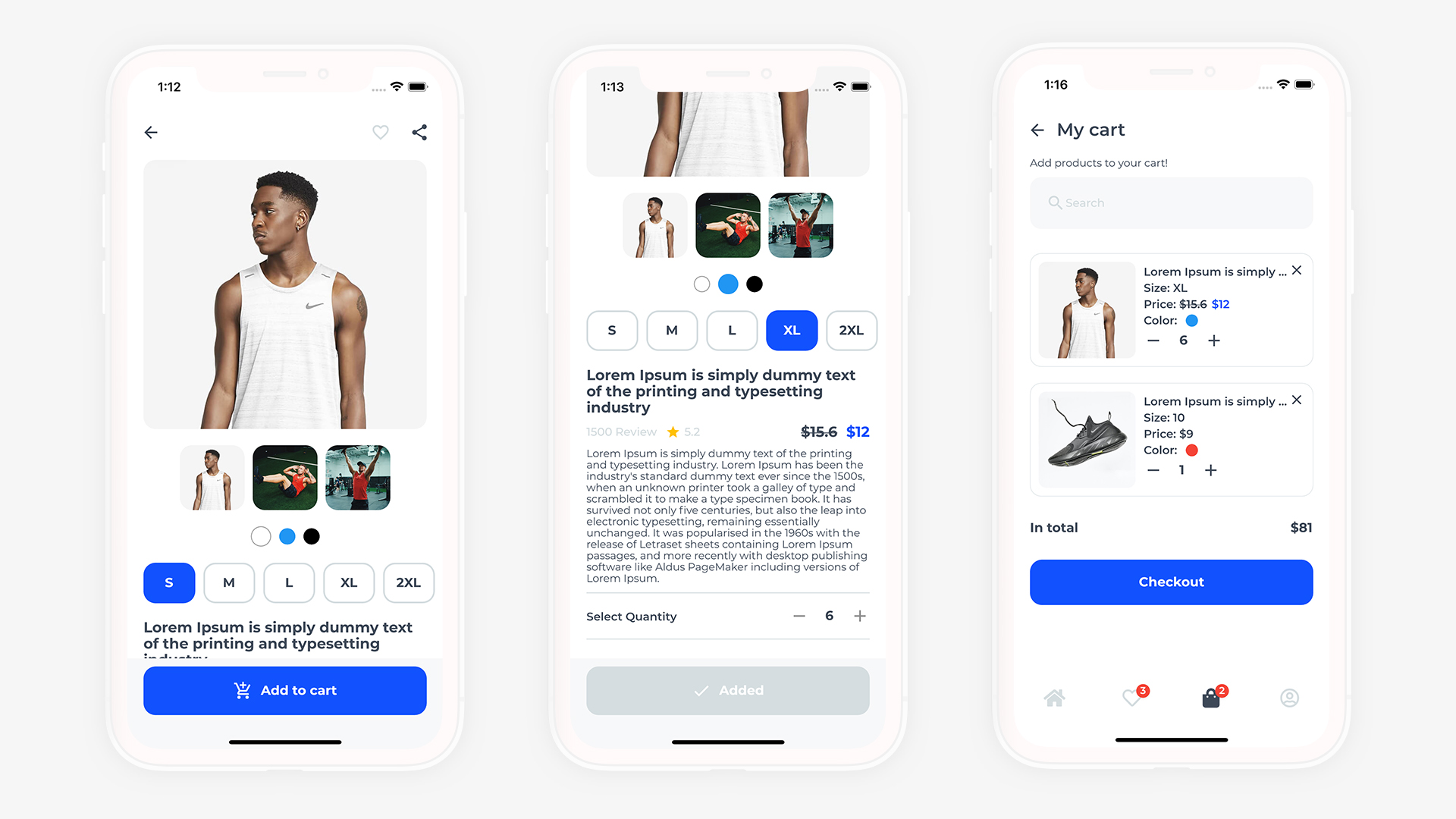 Flutter UI Kit - eCommmerce App for Fashion, Clothes and Sports Brands - 9