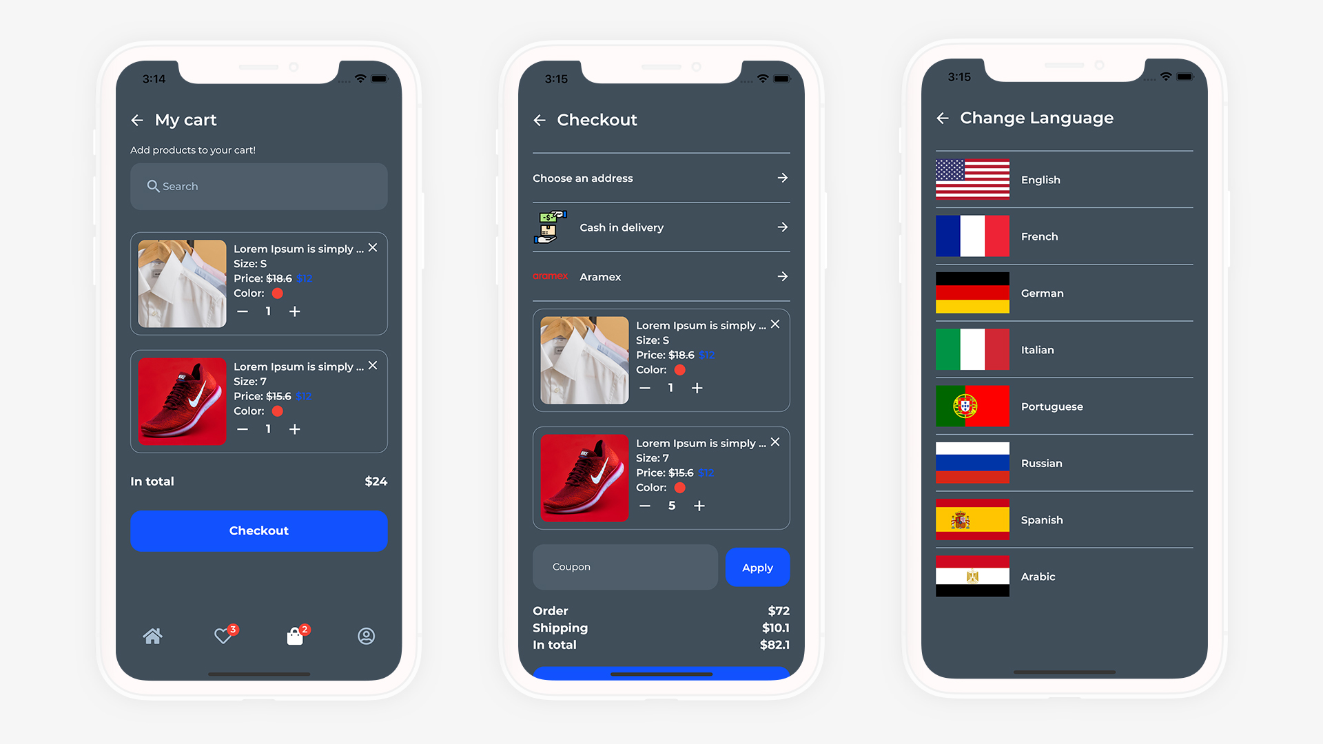 Flutter UI Kit - eCommmerce App for Fashion, Clothes and Sports Brands - 15