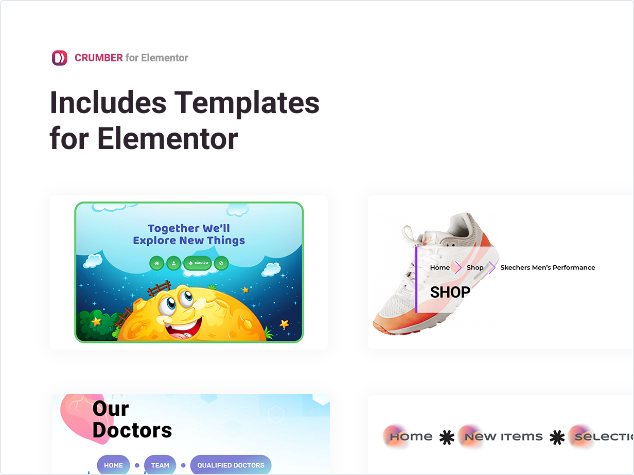 Includes Templates for Elementor