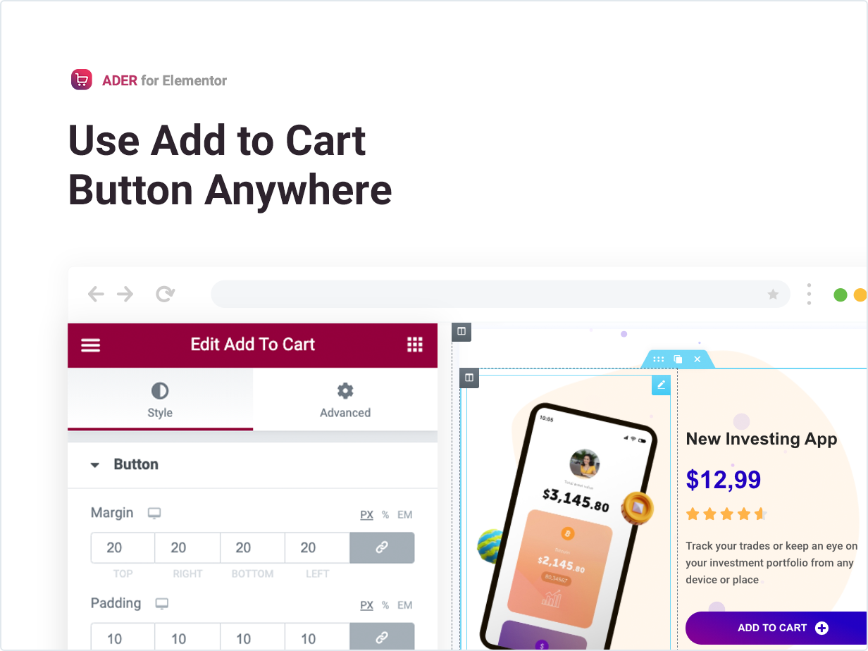 Use Add to Cart Button Anywhere 