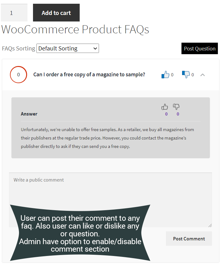 FAQ for WooCommerce – Advanced Product FAQ Plugin