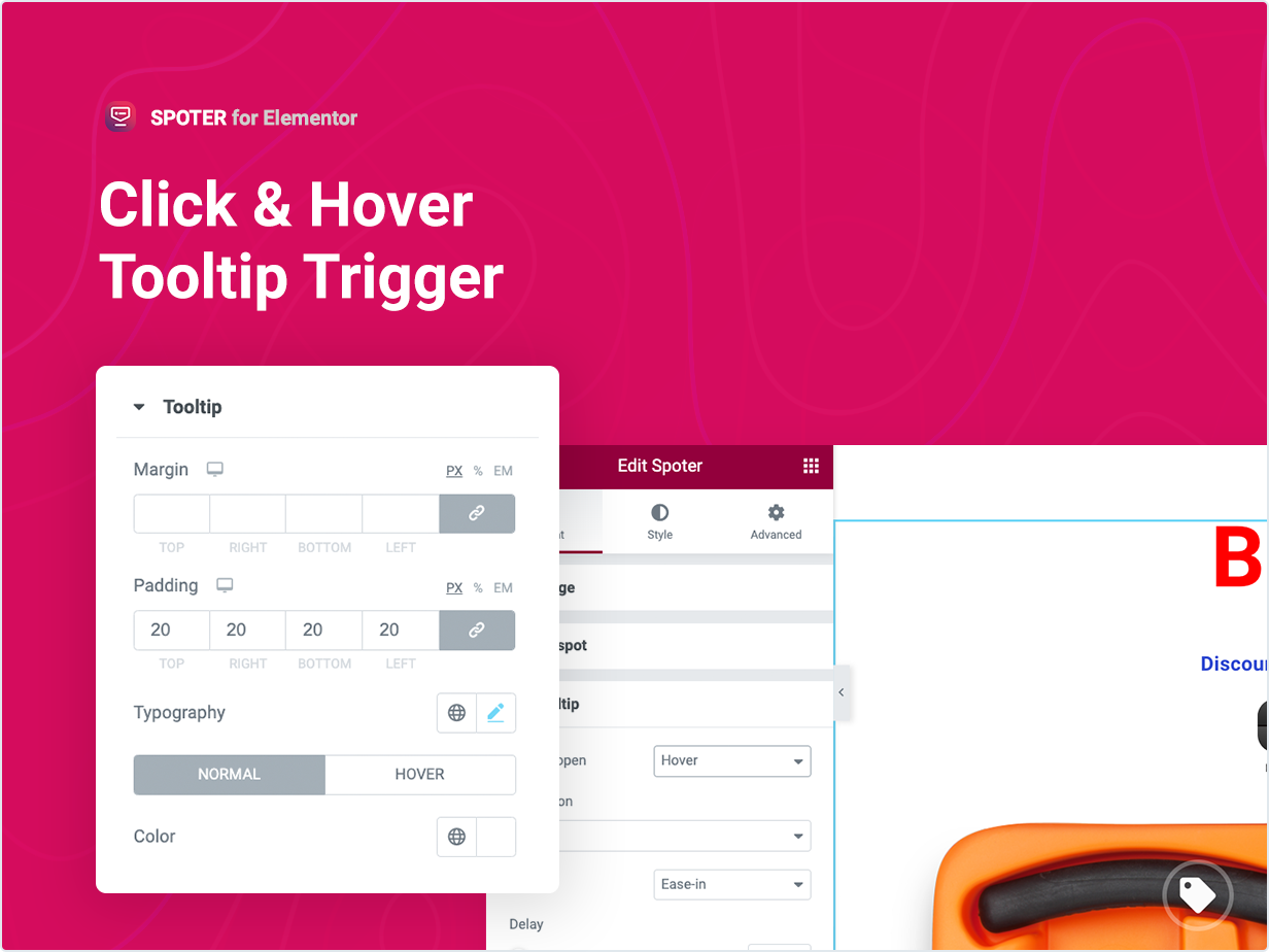 Click and Hover Tooltip Trigger