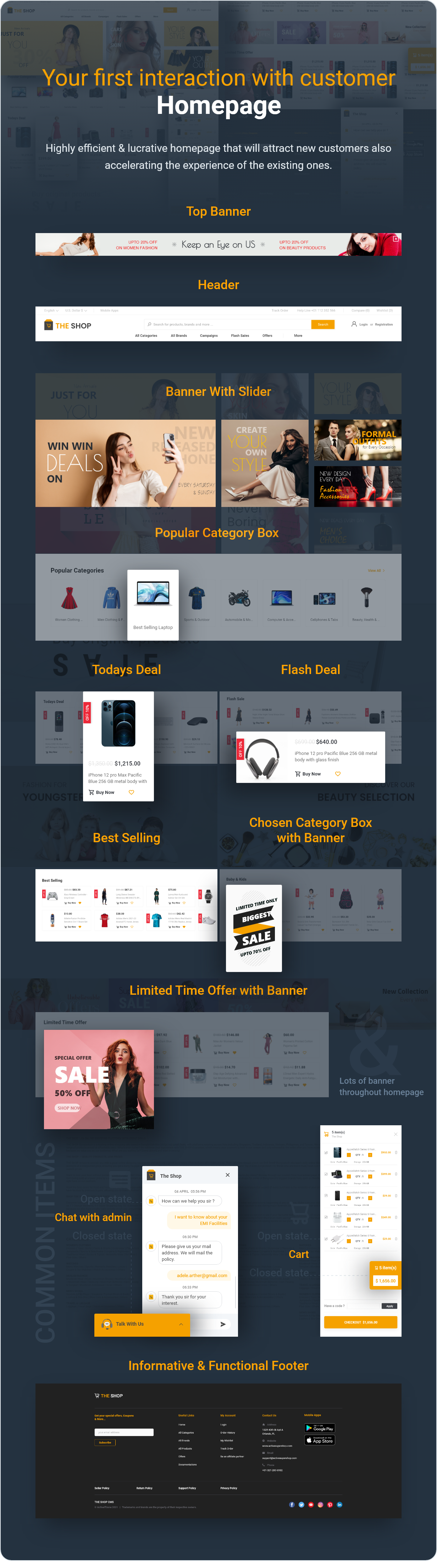 The Shop - PWA eCommerce cms - 7