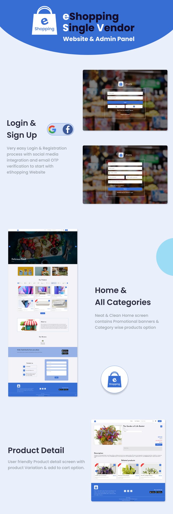 eShopping | Single Vendor Multi Purpose eCommerce System - Laravel Website - 9