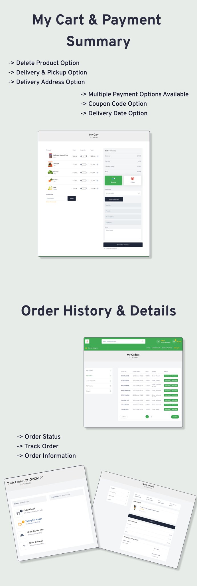 eGrocery - (Grocery, Pharmacy, eCommerce, Store) App and Web with Laravel Admin Panel + DeliveryApp - 12