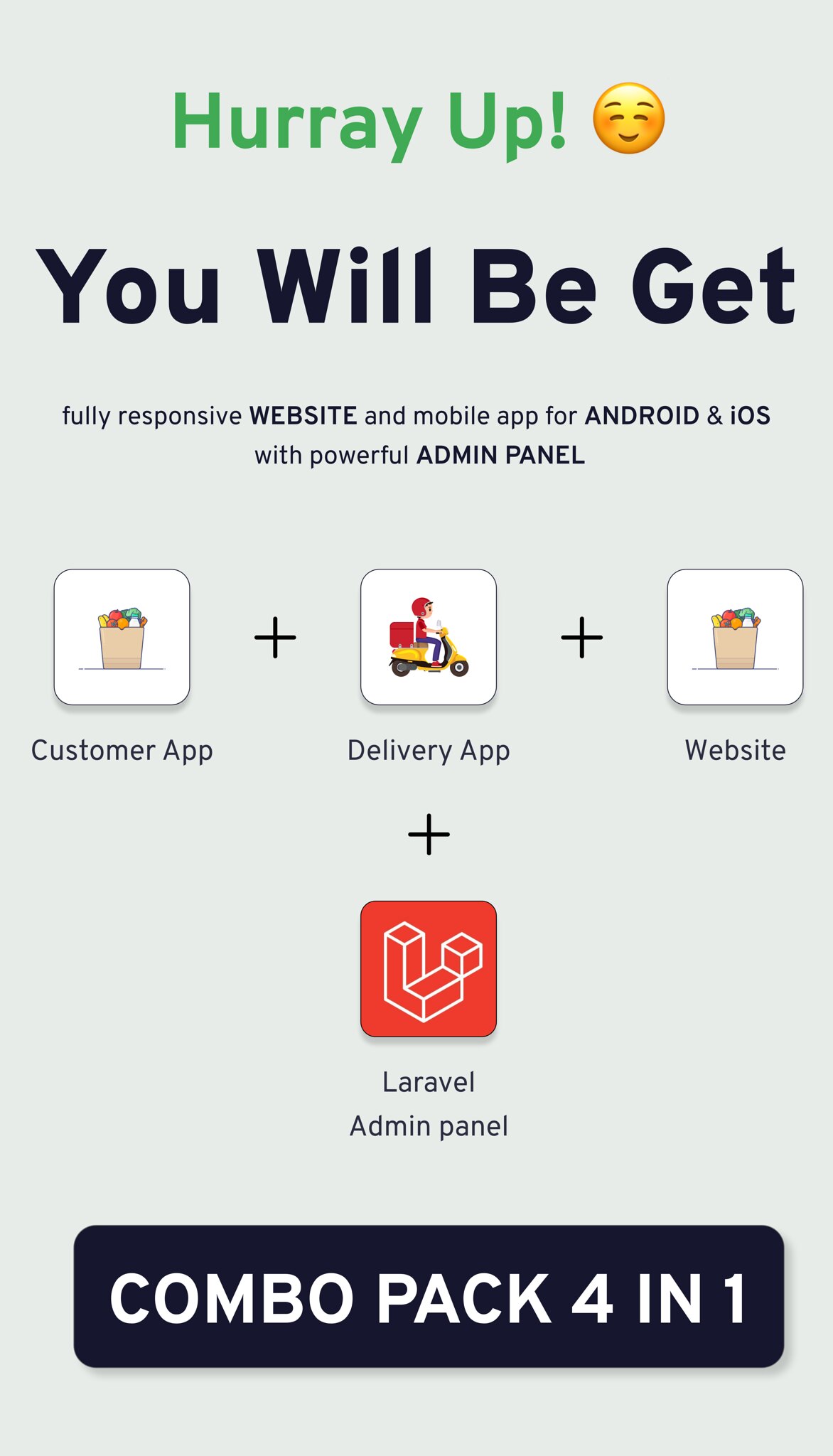 eGrocery - (Grocery, Pharmacy, eCommerce, Store) App and Web with Laravel Admin Panel + DeliveryApp - 2