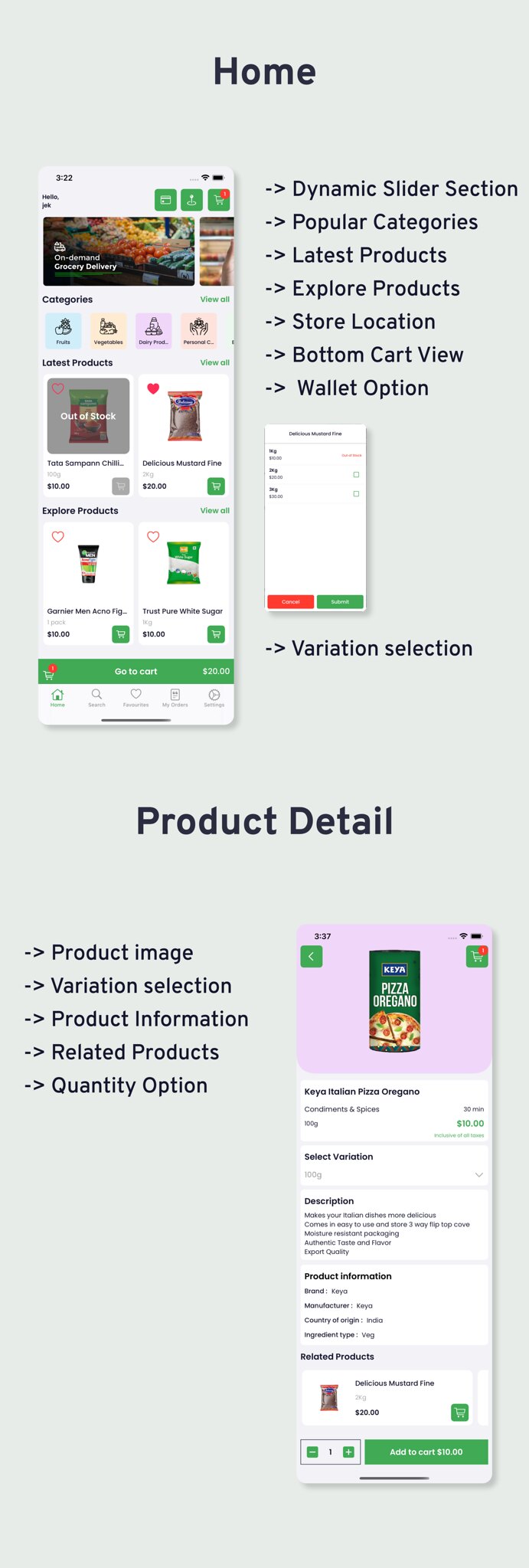 eGrocery - (Grocery, Pharmacy, eCommerce, Store) App and Web with Laravel Admin Panel + DeliveryApp - 6