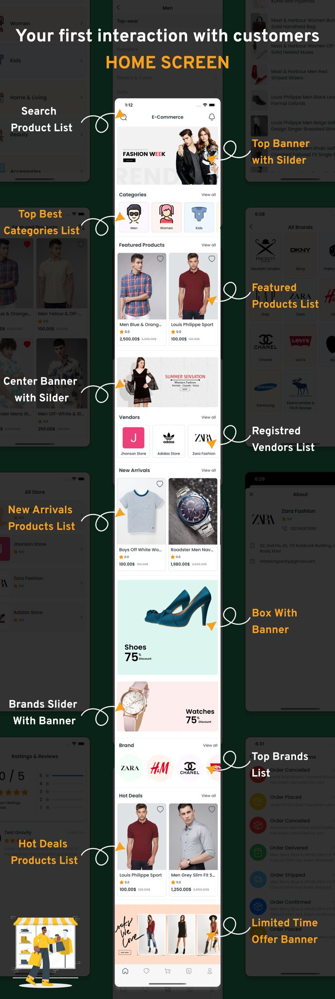 eCommerce - Multi vendor ecommerce Android App with Admin panel - 3