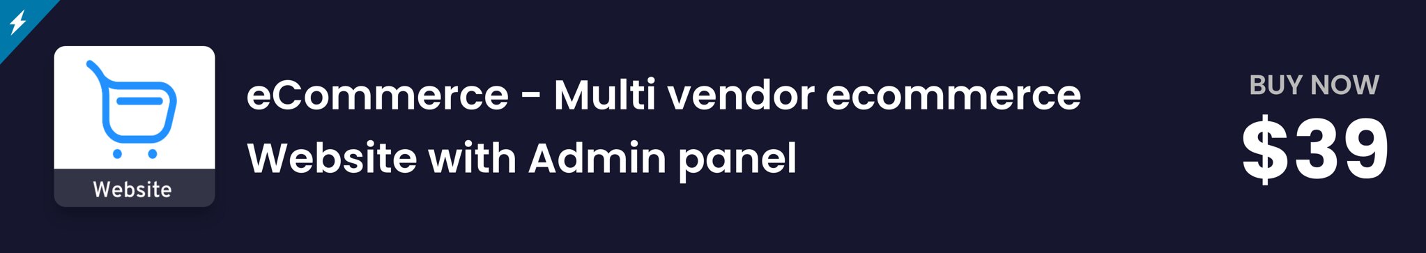 eCommerce - Multi vendor ecommerce Android App with Admin panel - 1