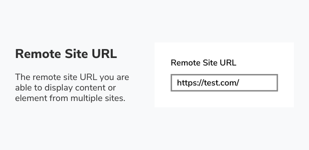Element Anywhere - Remote Site URL