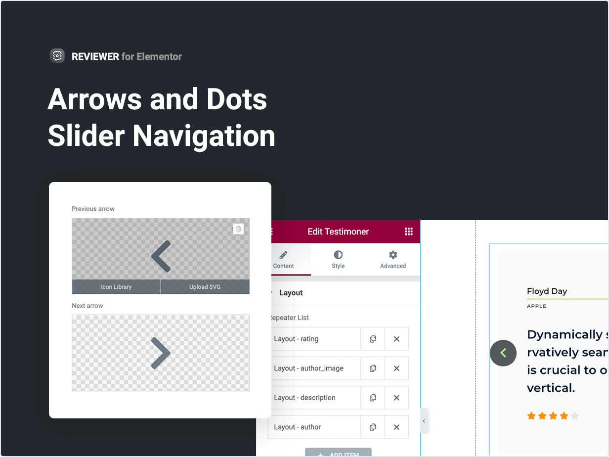 Arrows and Dots Slider Navigation