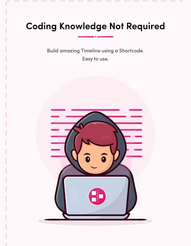 Coding Knowledge Not Required - Creative Timeline for WordPress