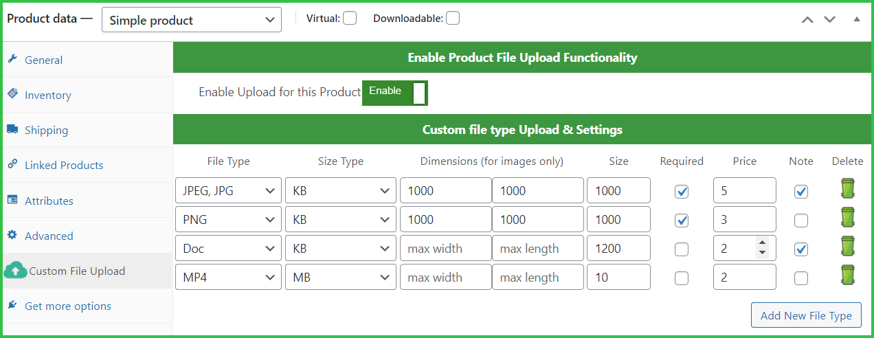 Files Upload for WooCommerce Plugin - 1