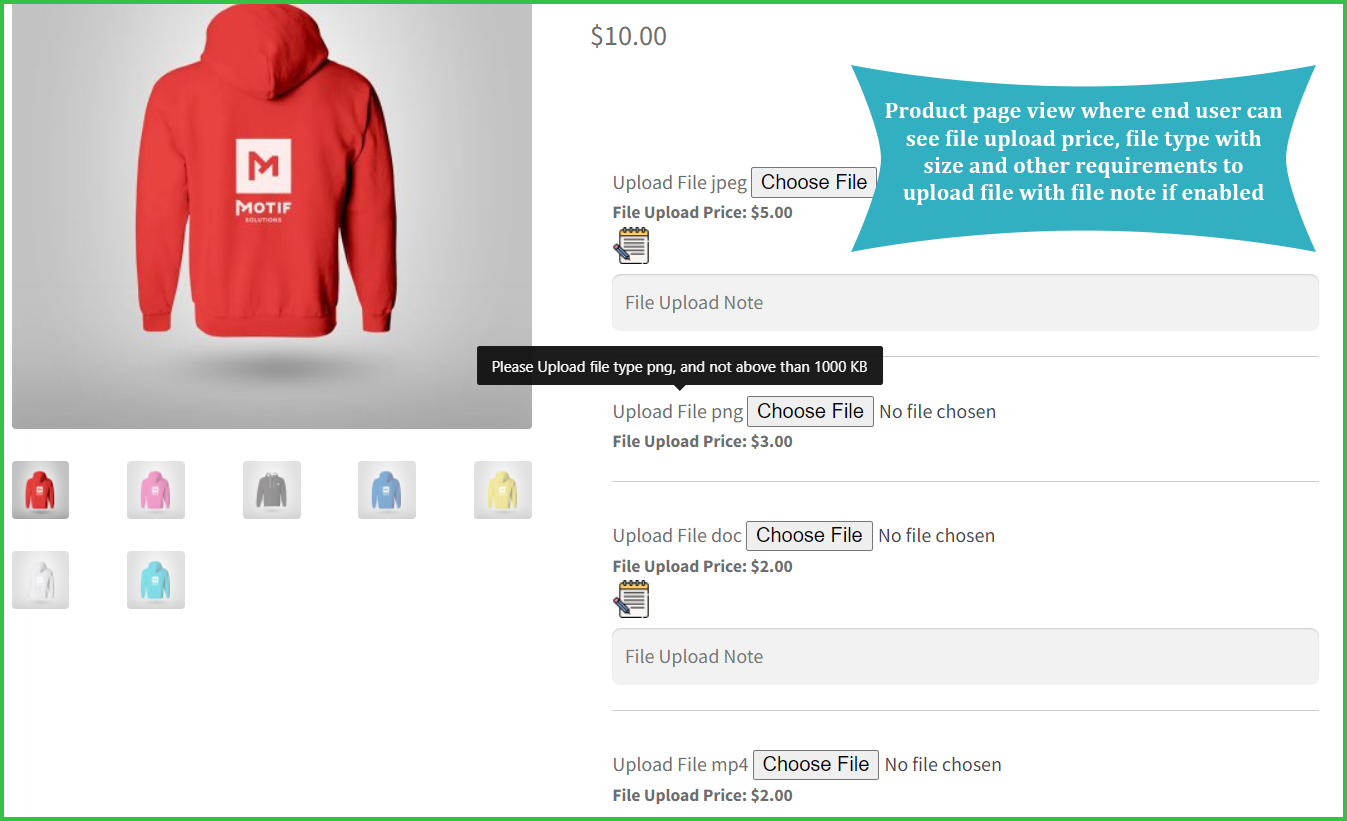 Files Upload for WooCommerce Plugin - 2