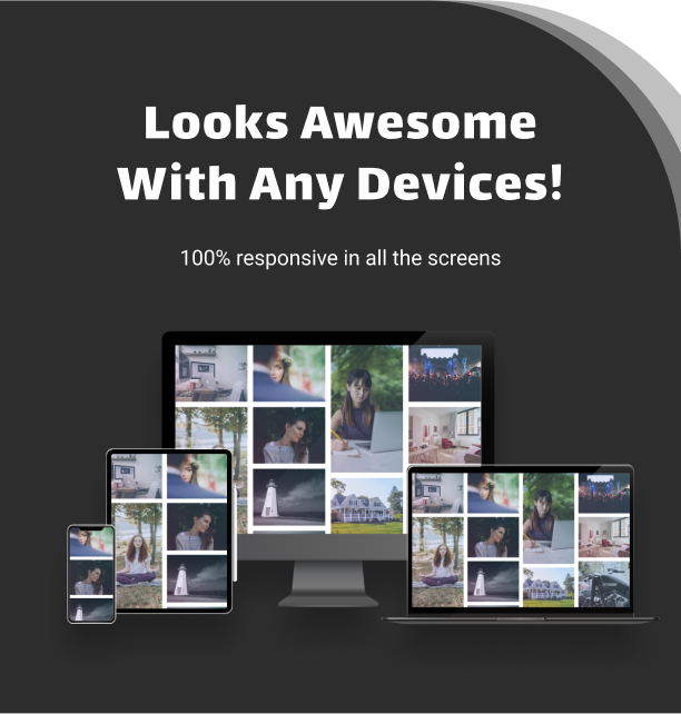 Looks Awesome With Any Devices! - Gallery Showcase Pro for WordPress