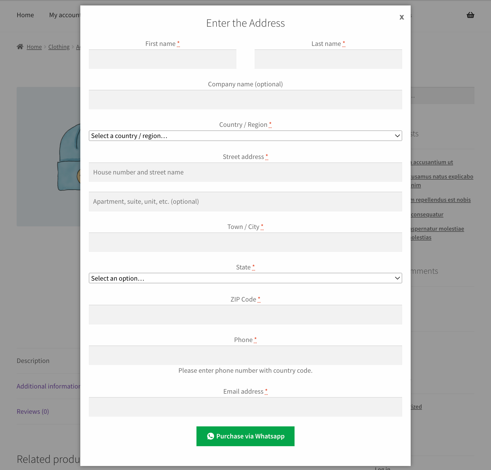 WooCommerce Ultimate WhatsApp Solution guest customer purchase.