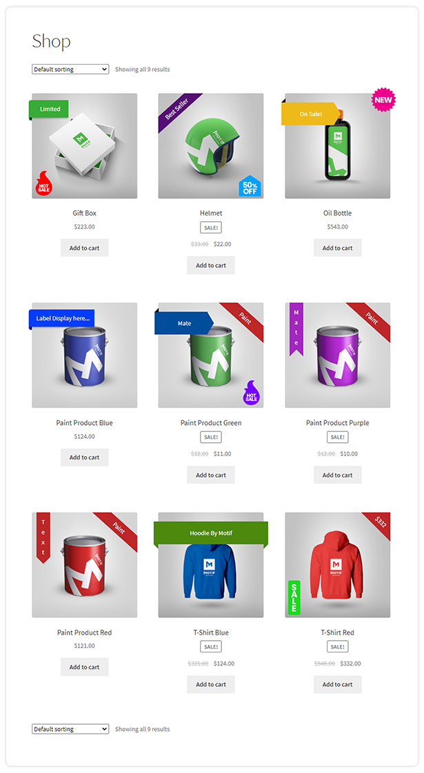 Custom Product Labels & Badges for WooCommerce