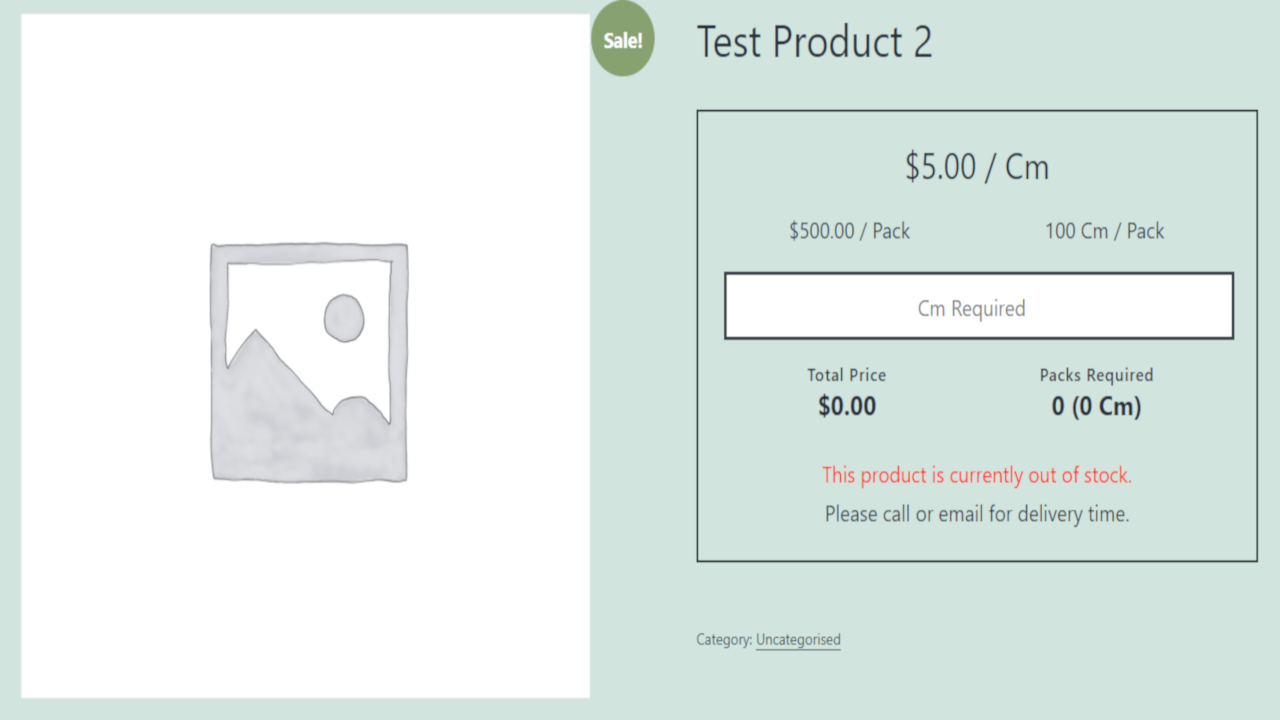 WooCommerce Order By Measurement Calculator - 4