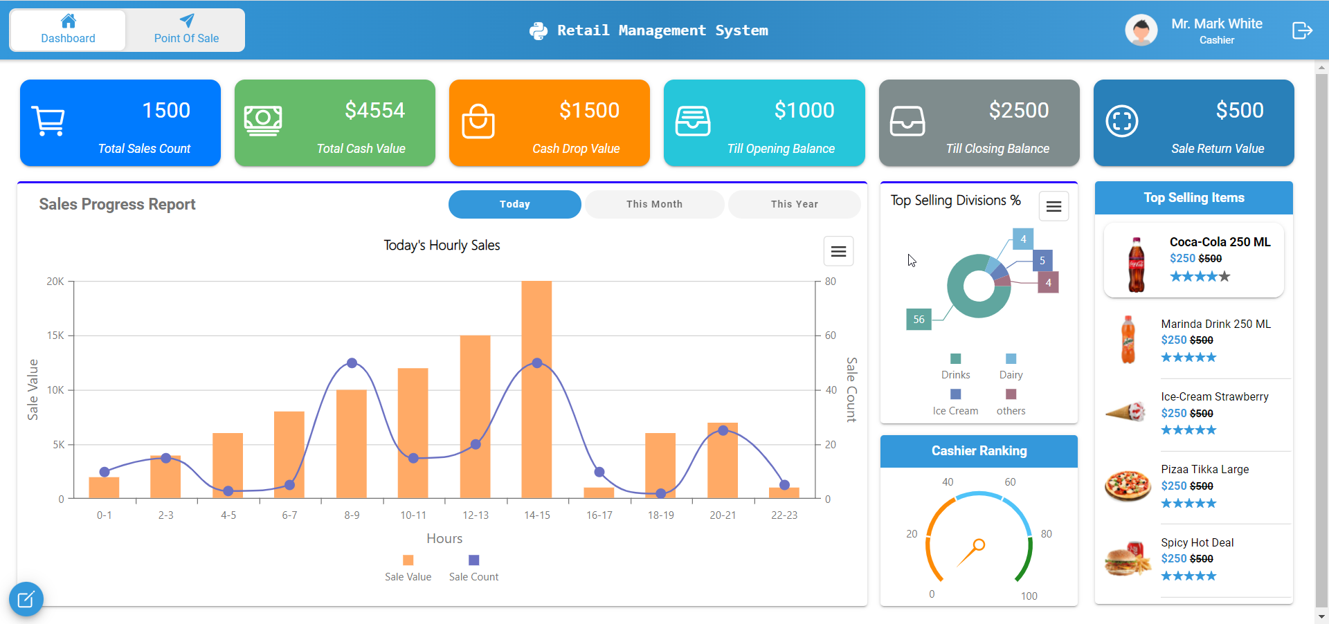 Apps Shop Retail Management (POS) - React Native & Ionic Angular E-Commerce Templates (Grocery,Food) - 3