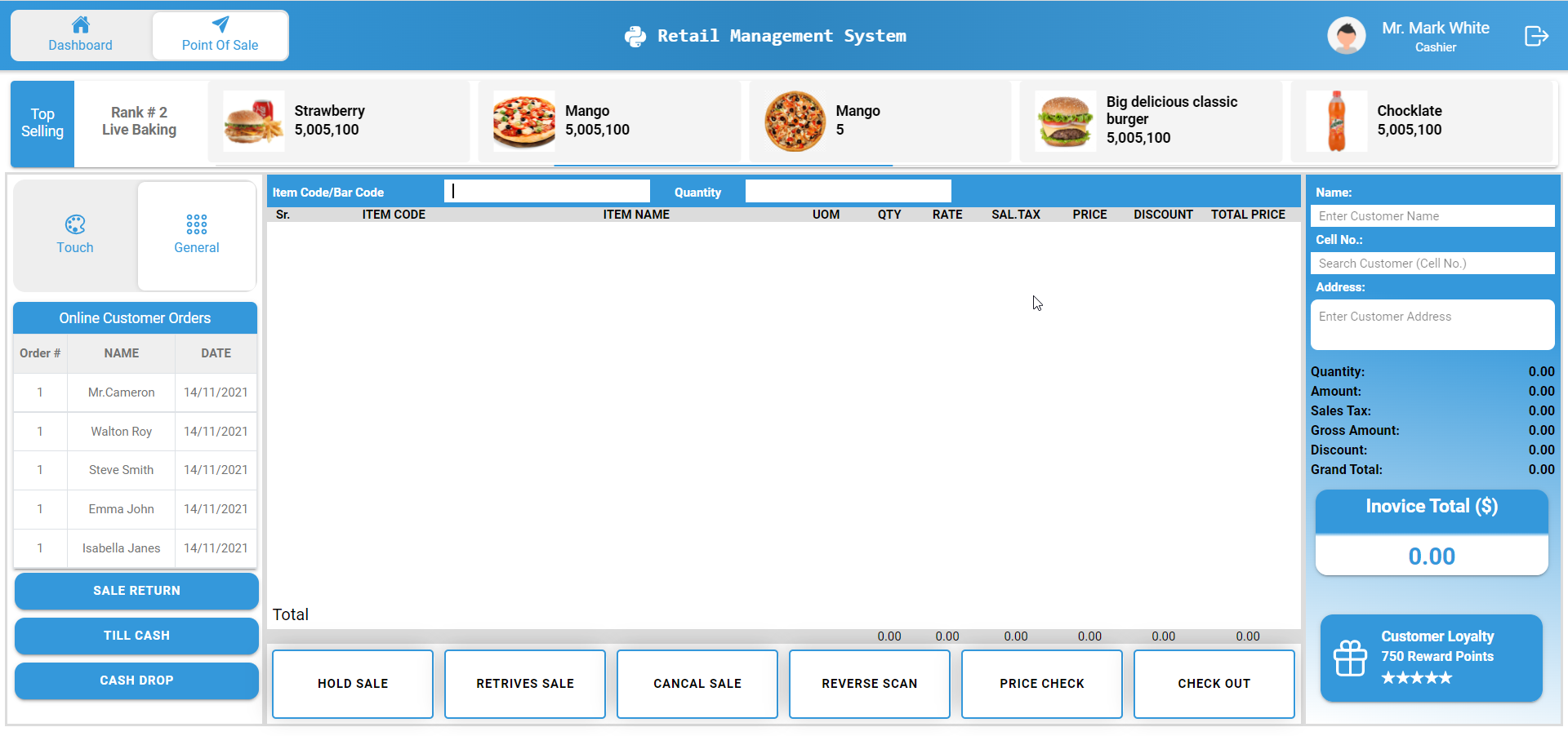 Apps Shop Retail Management (POS) - React Native & Ionic Angular E-Commerce Templates (Grocery,Food) - 5