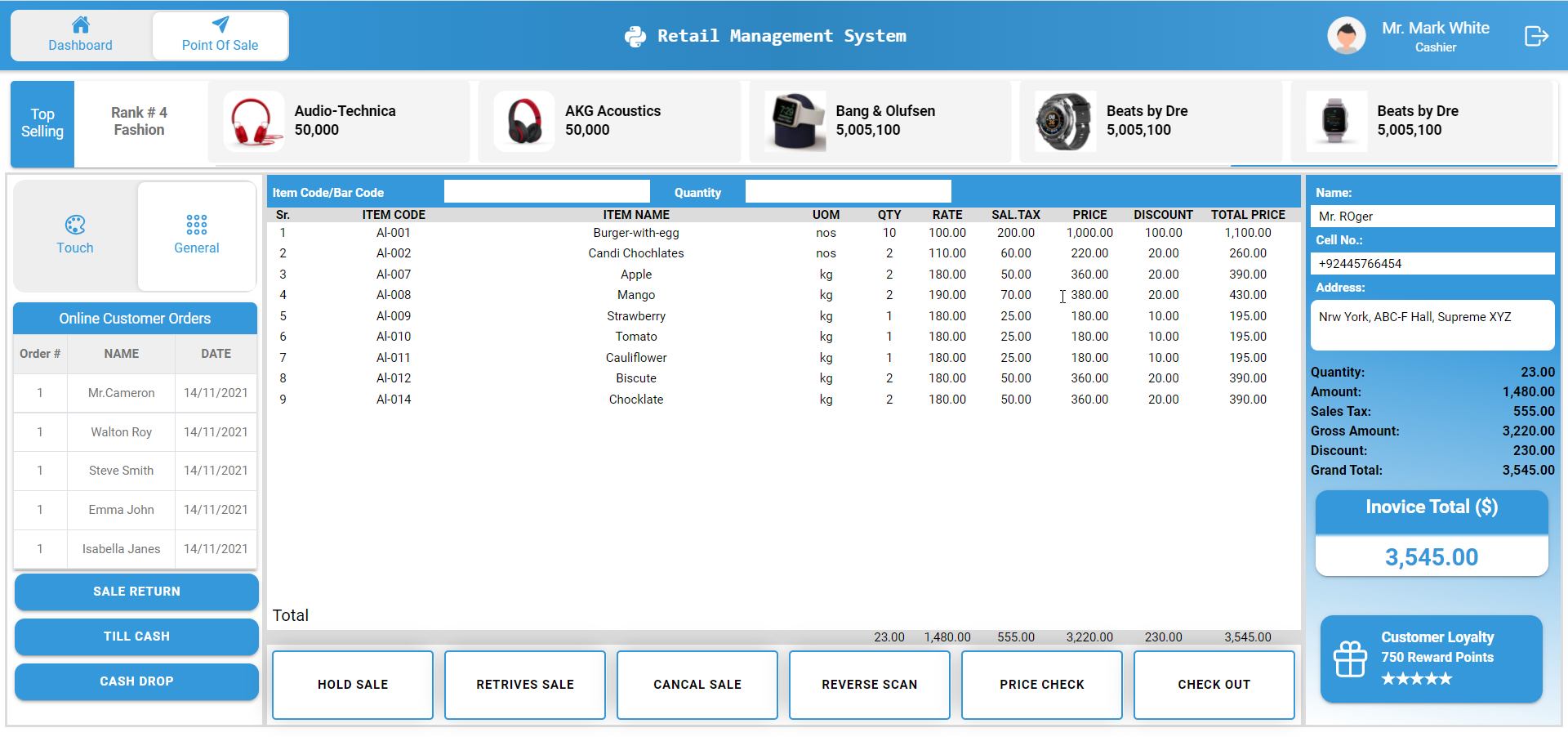 Apps Shop Retail Management (POS) - React Native & Ionic Angular E-Commerce Templates (Grocery,Food) - 6