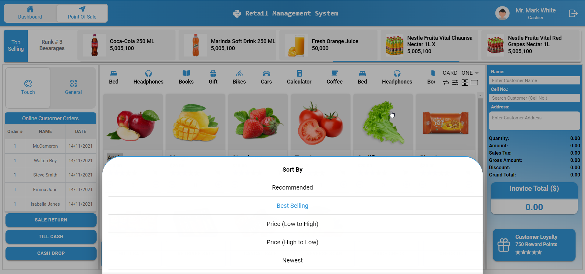 Apps Shop Retail Management (POS) - React Native & Ionic Angular E-Commerce Templates (Grocery,Food) - 9