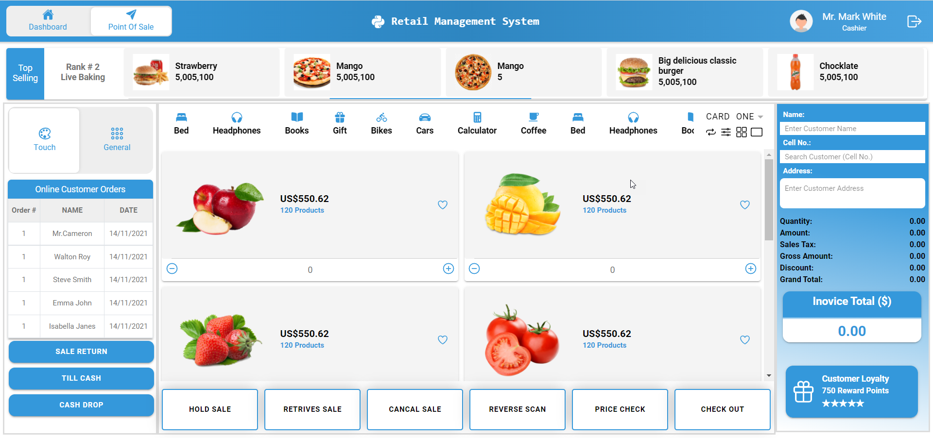 Apps Shop Retail Management (POS) - React Native & Ionic Angular E-Commerce Templates (Grocery,Food) - 10