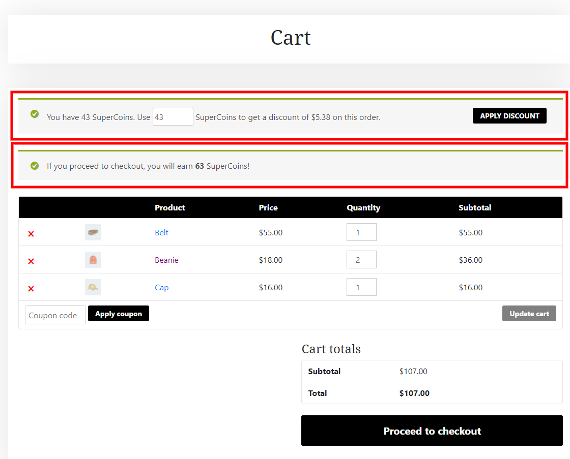 WooCommerce SuperCoins - Points and Rewards - 5