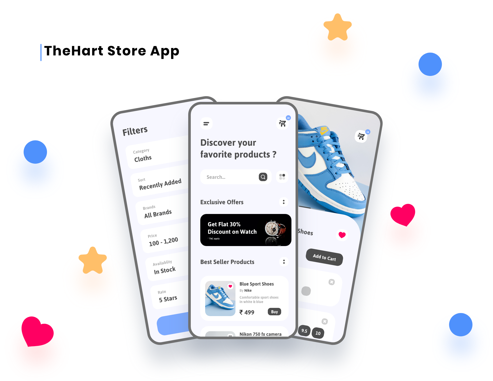 TheHart Store | React Native Ecommerce App Template UI - 3