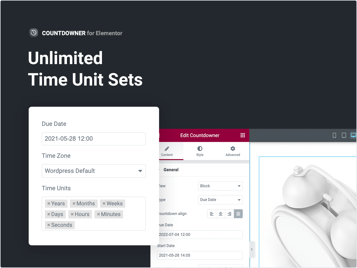 Unlimited Time Unit Sets