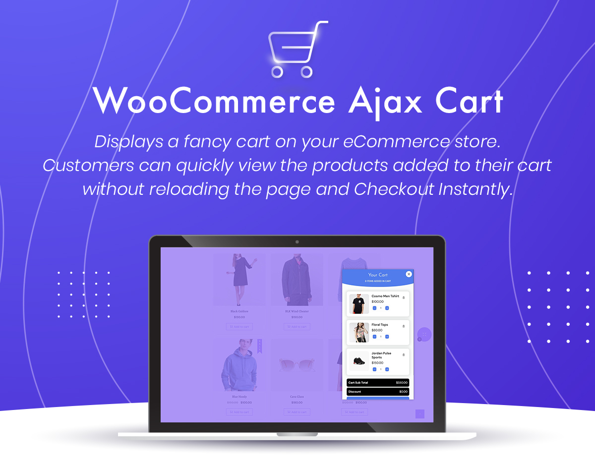 Ultimate WooCommerce Ajax Cart -  Floating, Sliding, Popup Cart Plugin For WordPress - 1